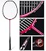Senston - High Grade 2 Player Graphite Badminton Racket Set - Including 1 Badminton Bag/2 Rackets/2 Grip