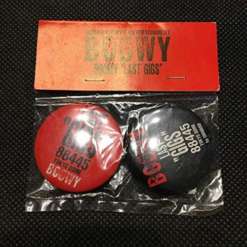 Boowy Last Gigs 445 缶バッジ 2個セット バッジ 氷室京介 布袋寅泰 Boowy Last Gigs 445 缶バッジ 2個セット バッジ 氷室京介 布袋寅泰