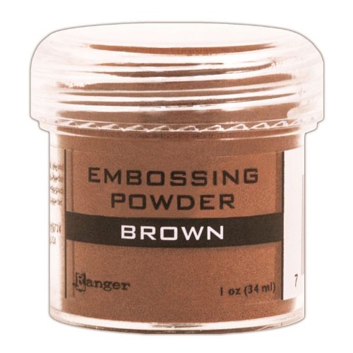 Ranger Embossing Powder, 1-Ounce Jar, Brown