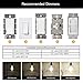 Leools Vintage LED Edison Dimmable 15W Led Filament Light Bulbs ST64 1300 Lumen 4000K Daylight White 100-120 Watt Equivalent,E26 Base Decorative Antique Lamp for Home Bathroom Bedroom 4 Pack