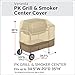 Classic Accessories Veranda Water-Resistant 34 Inch PK Grill and Smoker Center Cover, Grill Cover, Grill Cover for Outdoor Grill, BBQ Cover