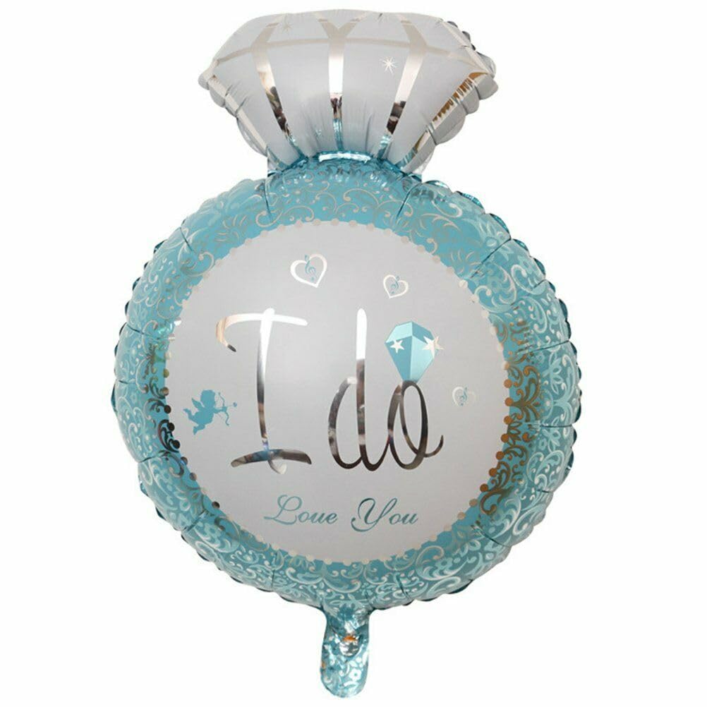 Blue Ring Foil Balloon, 65cm (2 pack) — image 1