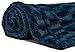 Chanasya Premium Embossed Faux Fur Throw Blanket - Super Soft, Lightweight Minky Blanket - 50