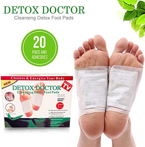 Foot Pads - (20 pack) New 2018 Patch | Sleep Better, Pain Relief, Remove Impurities, Relieve Stress | Bamboo Vinegar Foot Care Adhesive