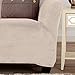 Great Bay Home Velvet Plush Stretch Loveseat Slipcover. Velvet Loveseat Furniture Protector, Soft Anti-Slip, High Stretch (Loveseat, Sand)