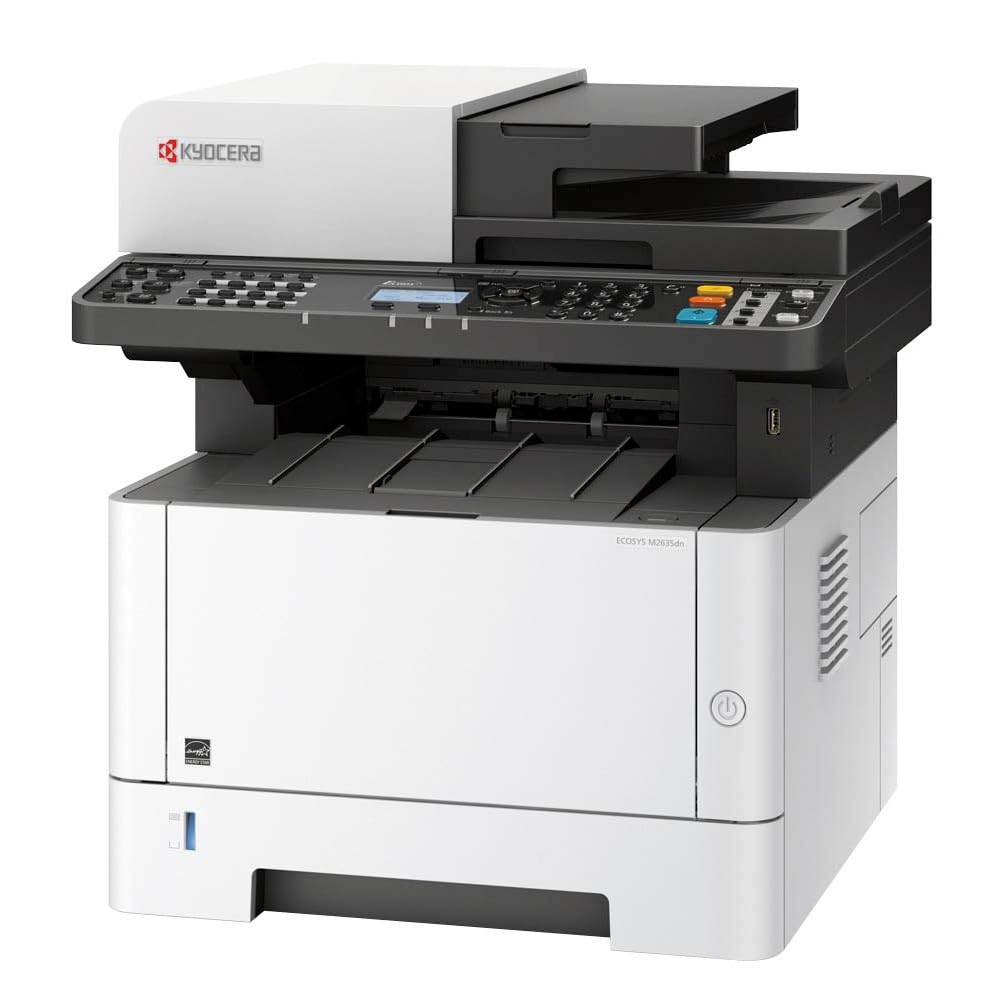 KYOCERA ECOSYS M2635dn All-in-One Black & White Mono Multifunction Laser Printer. Copy, Scan & Fax. Mobile Printing