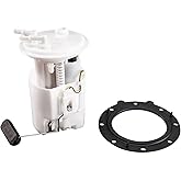TRQ Fuel Pump Module Assembly Sending Unit Strainer Gasket Gasoline Compatible with 2008-2010 Subaru Forester H4 2.5L Naturally Aspirated