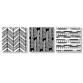 signwin 3 Piece Canvas Wall Art Creative Pattern...