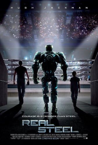 Real Steel Advance Movie Poster Double Sided Original 27x40