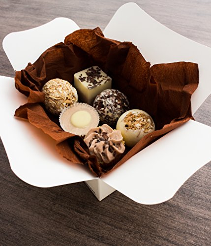 BRUBAKER Cosmetics 6 Handmade "Chocolate Love" Spa Bath Bombs Bath Melts Bath Truffles Gift Set - All Natural Vegan, Organic Shea Butter, Cocoa Butter and Olive Oil Moisturize Dry Skin - Thumbnail 2