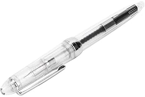 Sorandy Fountain Pen, Compact Lightweight Acrylic Shell, Stainless Steel Nib with Smooth Writing, Ideal for Daily Writing, Ha