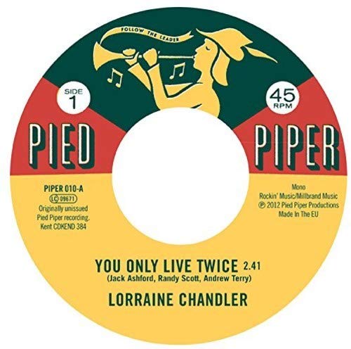 Chandler Lorraine Pied Piper Players You Only Live Twice Hold To My Baby Amazon Com Music Chandler Lorraine Pied Piper Players You Only Live Twice Hold To My Baby Amazon Com Music