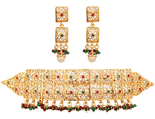 Touchstone hollywood glamour white/red/green grand bridal jewelry…