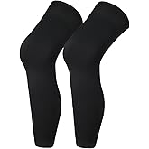 APLZGMG Compression Leg Sleeve, Basketball Leg Sleeve Full Length Sports Cycling Leg Sleeves Knee Brace Undersleeve for Men Women Running