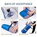 Overmont Extra 4.7in Thickness Sleeping Pad 26in Width Inflatable Camping Mat Ultimate Air Mattress Built-in Pump Waterproof for Hiking Road Trip