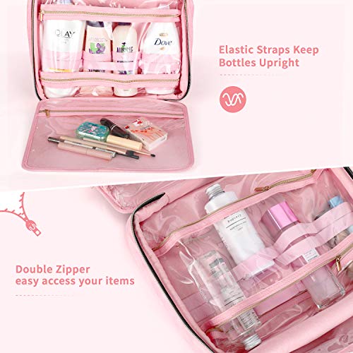 Large Travel Toiletry Bag with Hanging Hook, Jelly Comb Waterproof Cosmetic Travel Bag for Women, Makeup Travel Organizer for Jewellery, Shampoo, Toiletries, Bottles, Accessories. 7 Large Travel Toiletry Bag with Hanging Hook, Jelly Comb Waterproof Cosmetic Travel Bag for Women, Makeup Travel Organizer for Jewellery, Shampoo, Toiletries, Bottles, Accessories.