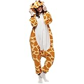 Unisex Adult Onesie Animal Pajamas One-Piece Cosplay Costume Women Man Halloween Christmas