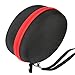 Khanka Hard Travel Case Replacement for OneOdio Adapter-Free Closed Back Over-Ear DJ Stereo Monitor Headphones (red Zipper)