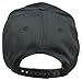 Blank Hat 6 Panel Pro Style Twill Youth Cap in Black, Black, Size Adjustable