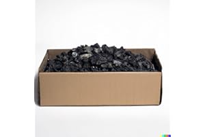 GENERIC Anthracite Coal 12 Pounds LBS - Blacksmithing, Forge, Heating and Gifts