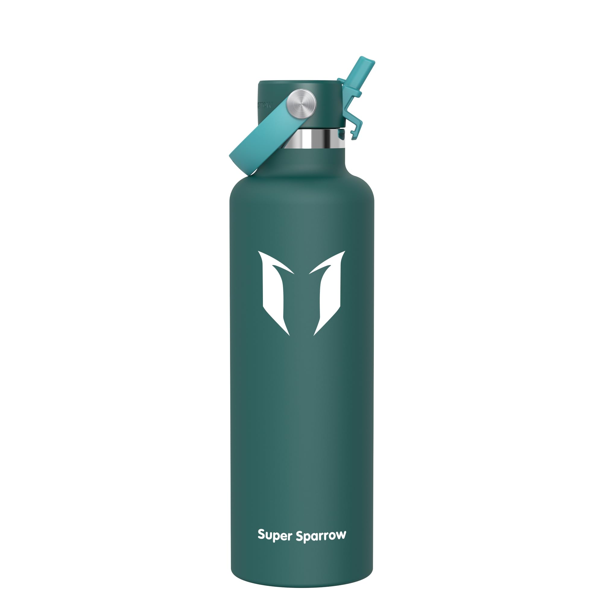 Sparrow Insulated Water Bottle 1L - FlipFlow Metal Water Bottles with Straw Lid - BPA Free - Leakproof Stainless Steel Flask for Sport, Camping, Hiking, Outdoor, Travel — image 1