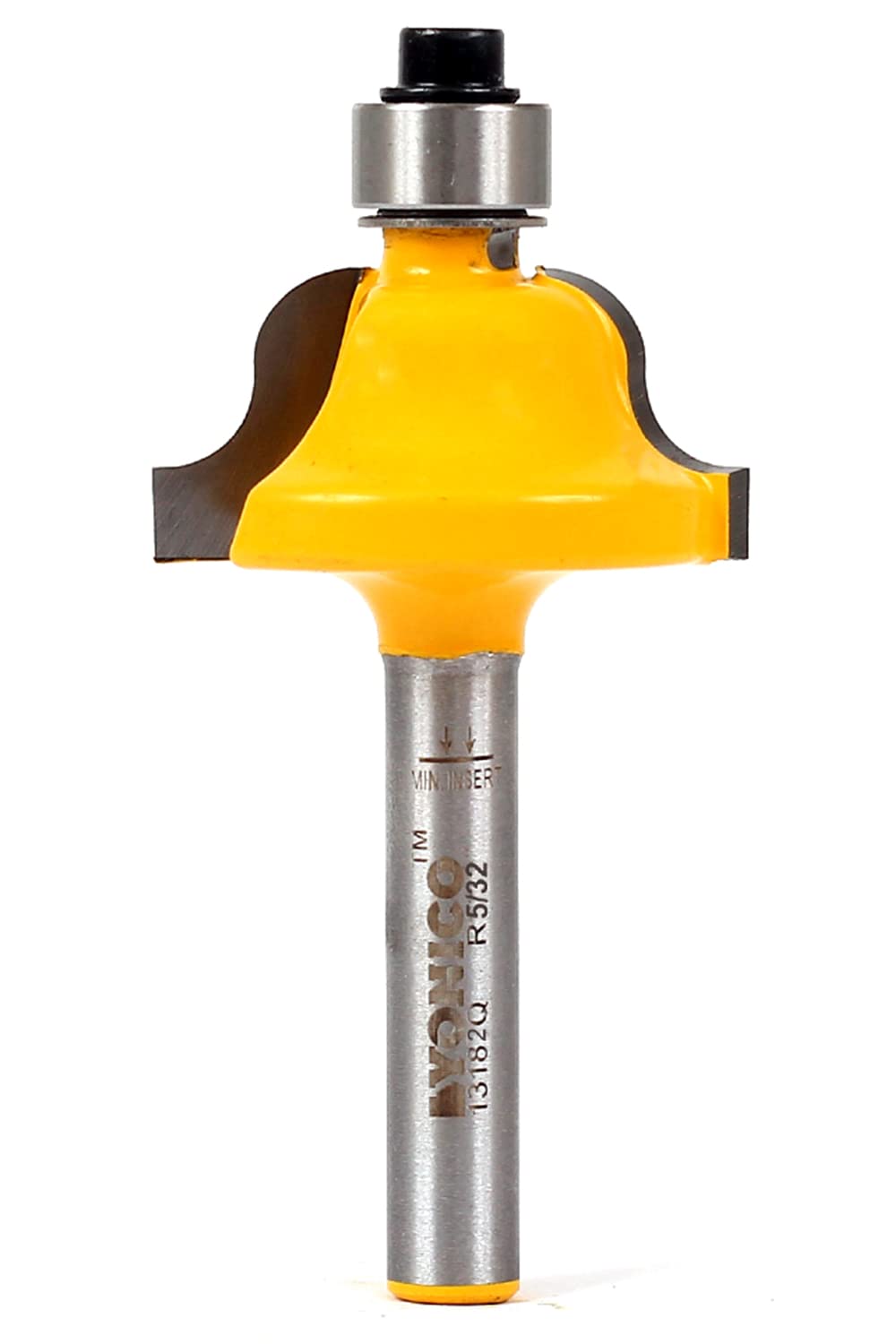 Yonico 13182q - Roman Ogee Edge Forming Router Bit, Cutting Depth: 3/8" - 1/4" Shank