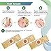 Wart Remover, Corn Remover Pads, Foot Corn Removal Plaster with Hole, Professional Removes Common and Plantar Warts, Callus, Stops Wart Regrowth 24Pcs