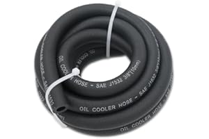 CHOIMOON 3/8 Transmission Oil Cooler Hose - 300 PSI Fuel Line Hose J1532 For Transmission Fluid, Oil, Coolant, Diesel, Hydraulic Fluid, Lubricant, Gas