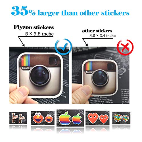 image for Flyzoo 200-Pcs Featured Stickers(50~500 Pcs/Pack),Suitable for childre