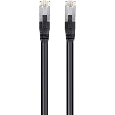 Monoprice Cat6 20ft Black PoE Patch Cable 30W PoE+ (IEEE 802.3at) Shielded (U/FTP) 24AWG 500MHz Solid Pure Bare Copper Shielded RJ45 Ethernet Cable