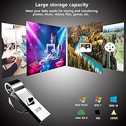 USB Flash Drives 2TB, Portable Thumb Drive