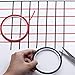 Supla 12 Colors 12 Rolls Whiteboard Gridding Tape Grid Marking Tapes 1/8