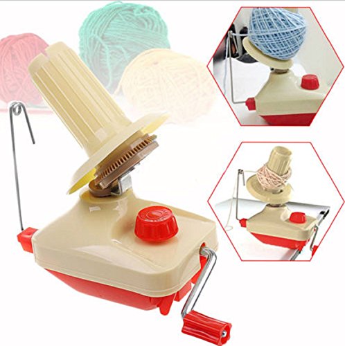 TNS STORE Hand Operated Yarn Winder Fiber Wool String Ball Thread Skein Winder Machine US