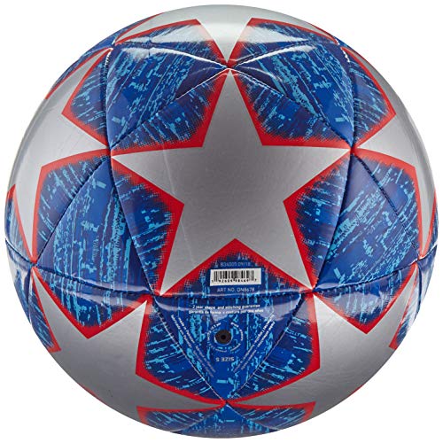 image for adidas Finale Glider Soccer Ball Silver Metallic/Bold Blue/Football Bl