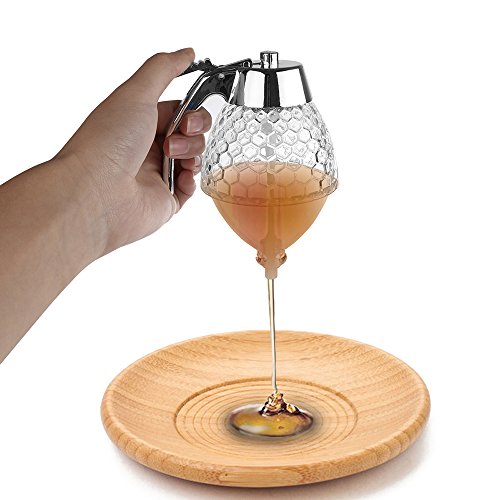 Honey and syrup dispenser, allomn 200ml honey dispenser…