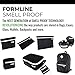 Formline Smell Proof Bag (7x6 inches) with Double the Odor Proof Technology - Scent Proof Pouch Eliminates All Scents. Perfect for Travel and Easily fits into Backpack or Purse