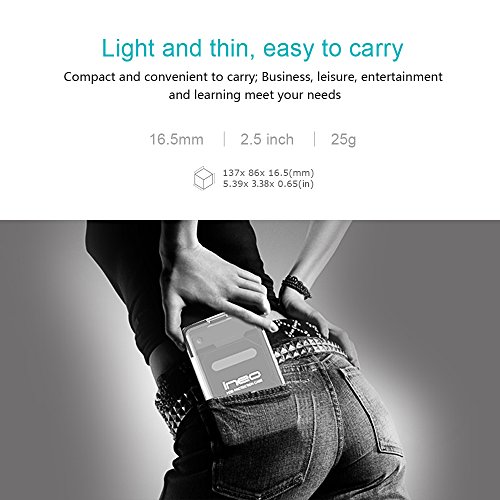 ineo Tool-less 2.5" USB3.0 Rugged Waterproof & Shockproof IP66 External Hard Drive Enclosure for 2.5 inch 9.5mm & 7mm SATA HDD SSD (MIL-STD 810 Certified) [T2571] - Thumbnail 6