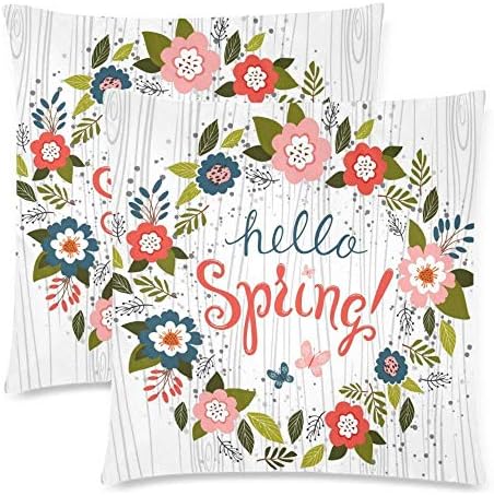 Muswannaa カスタムメリークリスマス雪の結晶 装飾枕カバー2枚セット 正方形クッションカバー 枕カバー 中古 ソファ カウチ 寝室 ハッピーニューイヤー リビングルーム クリスマス Muscxc1801 Cj79frdzvg 2424 レッド ベルリボン 24x24inch