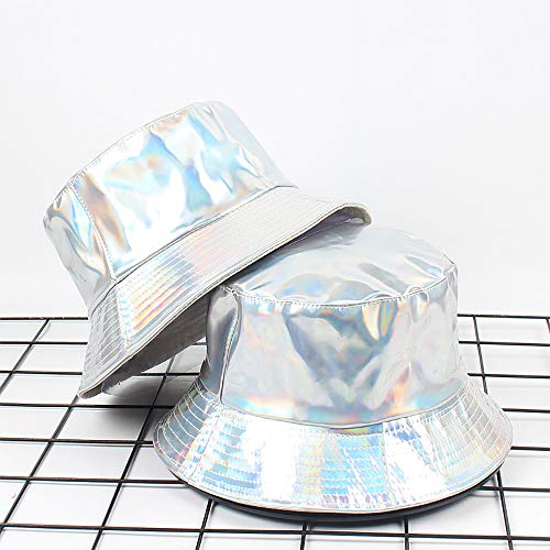 Baumwolle Doppelseitig Laser Fischerhüte Hip Hop Anglerhut Zum Wandern Camping Reisen Angeln – Bild 4