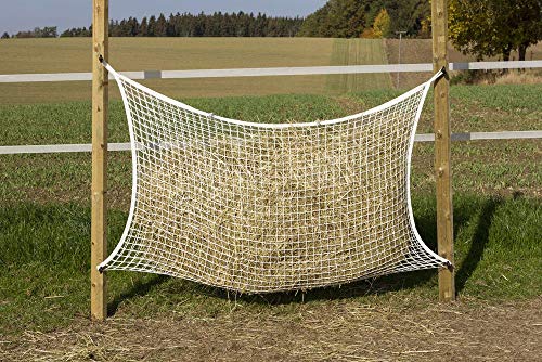 Kerbl 321998 hooinet, 120 x 90 cm, wit maaswijdte, 3 x 3 cm - Afbeelding 4