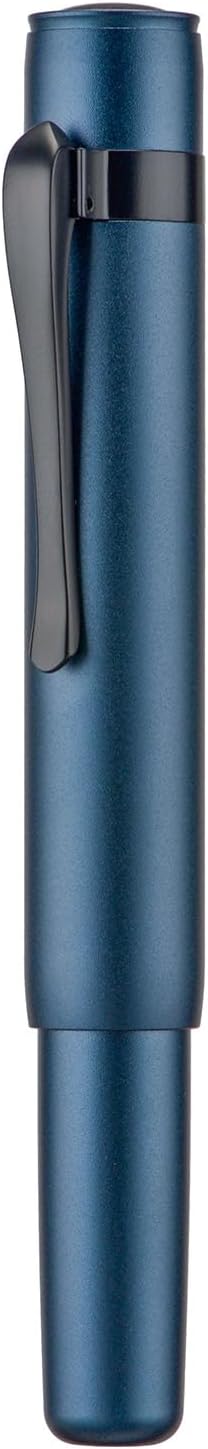 Hongdian M2 Black Forest Mini Fountain Pen Medium Nib Aluminium Midnight Blue