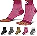 SB SOX Plantar Fasciitis Relief Socks - Night Splint & Foot Brace for Achilles Tendonitis, Heel Pain, and Arch Support – Foot Compression Sleeve for Recovery, Foot Swelling, and Fatigue (Pink, Large)