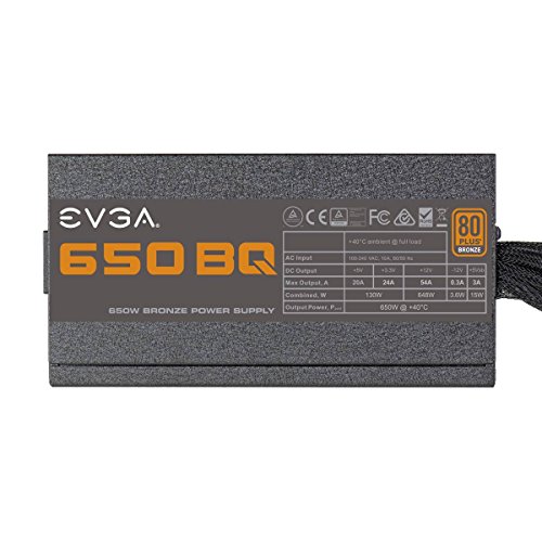 EVGA-650-BQ-80-BRONZE-650W-Semi-Modular-Includes-FREE-Power-On-Self-Tester-Power-Supply-110-BQ-0650-V3-Black