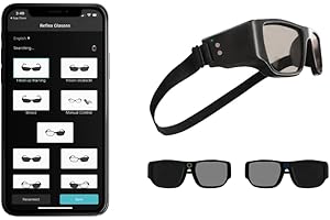 Applied Vision Sports Vision Training Strobe Glasses - Sports Reaction Training. Reflex and Hand-Eye Coordination Tool