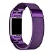 Leefrei Fitbit Charge 2 Band, Milanese Loop Woven Stainless Steel Mesh with Magnetic Closure Bracelet Replacement Strap for Fitbit Charge 2 Large Size (5.3