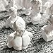 Owfeel A Set of 10 Different Plaster Bust Statues Resin Casting Painting White 2.1