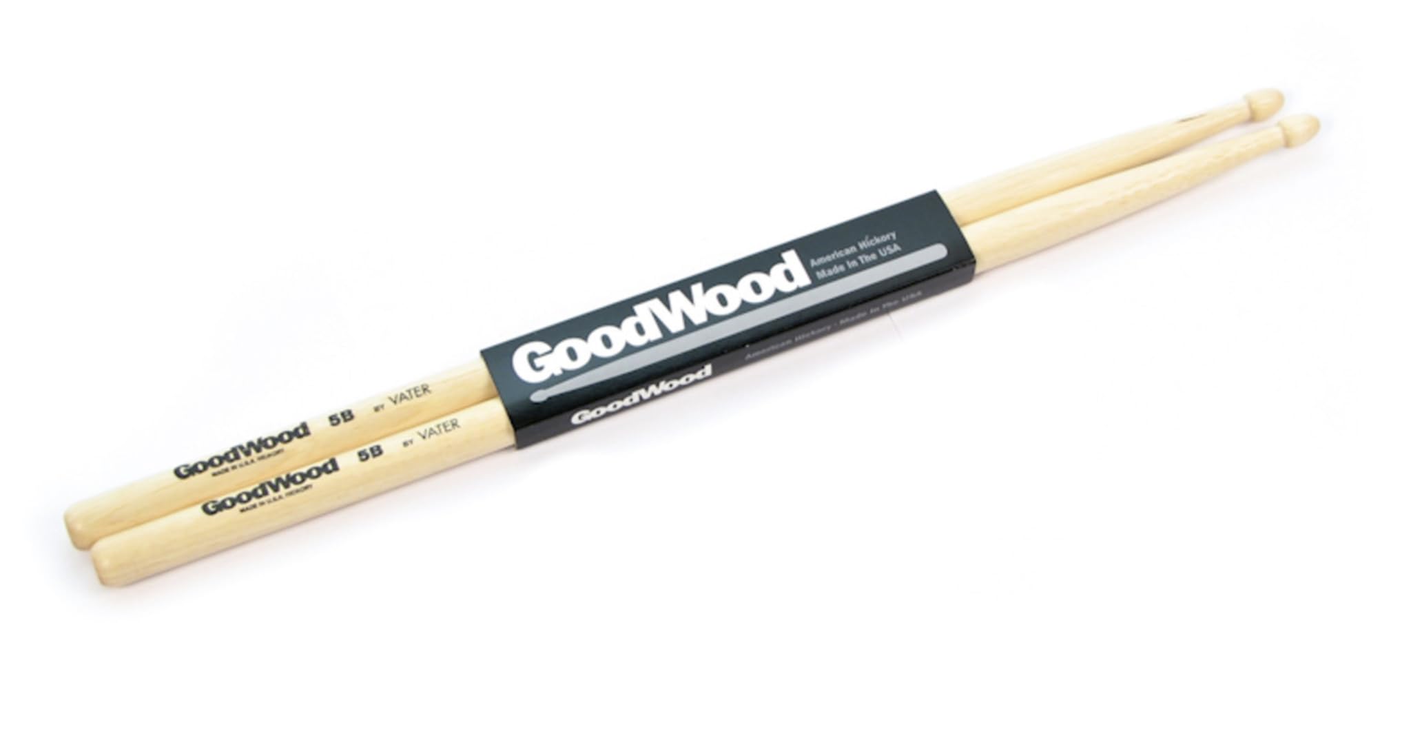Vater - Goodwood 5B (Wood Tip) American Hickory Drumsticks - GW5BW