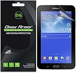 Dmax Armor [3-Pack] for Samsung Galaxy Tab E Lite 7.0 & Tab 3 Lite 7.0 Screen Protector, High Definition Clear Shield - Lifetime Replacements Warranty- Retail Packaging