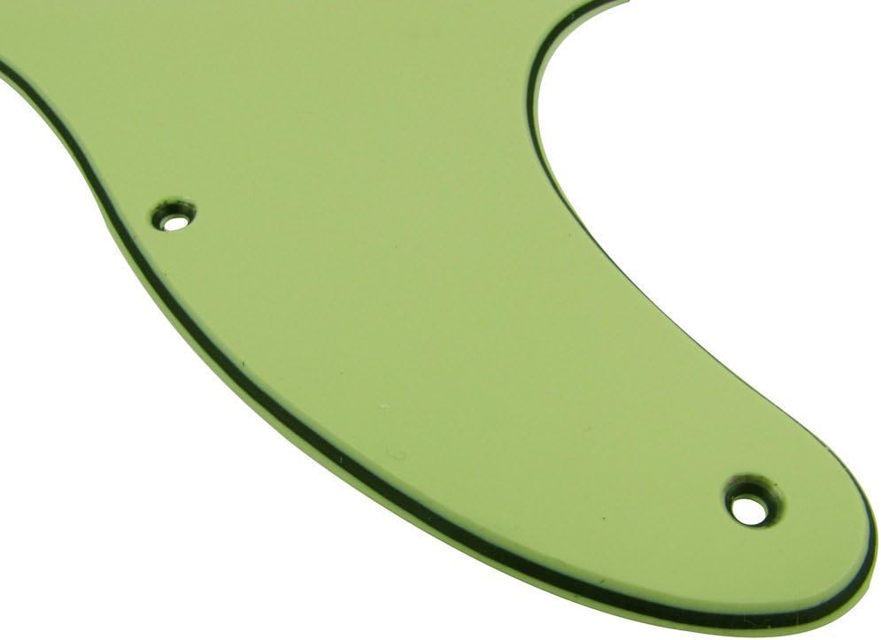 FLEOR 8 Hole 3Ply Mint Green TL Pickguard Single Coil Neck Hole Cut Guard Plate with Mounting Screws for U.S./Mexican Standard TL TE Plate Replacement - Image 5