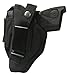 Nylon Gun Holster fits S&W Smith & Wesson M&P 380 Shield EZ Gun Slinger Holster Black Nylon Ambidextrous Use Left or Right Hand Built in Magazine Holder Adjustable Retention Strap
